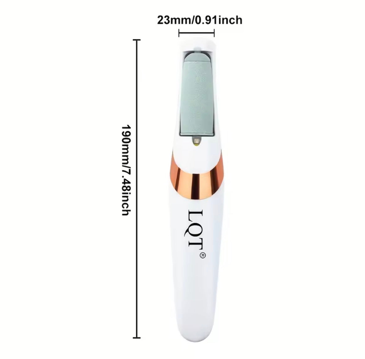 USB Charging Electric Foot Grinder with Dual Grinding Heads and Two Speed Adjustment Options
