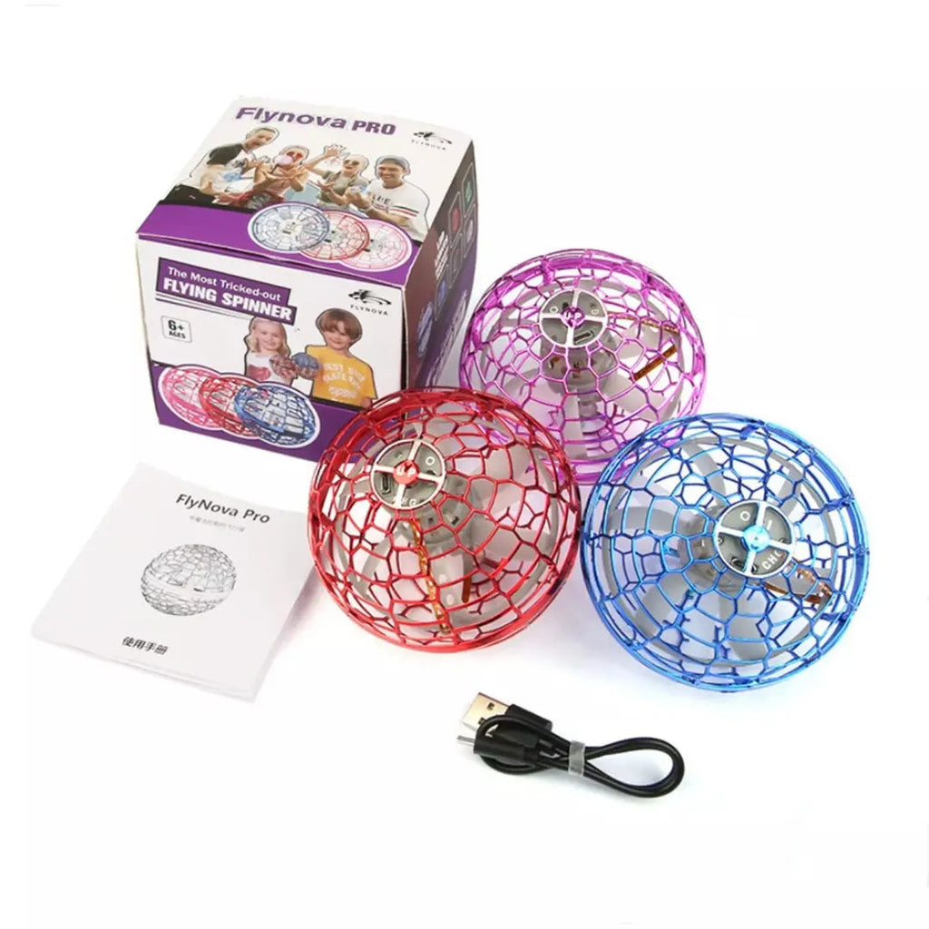 Flying Spinner Ball – Rechargeable Hand-Controlled LED Flying Toy