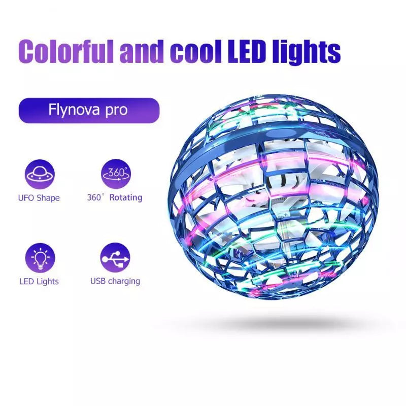 Flying Spinner Ball – Rechargeable Hand-Controlled LED Flying Toy