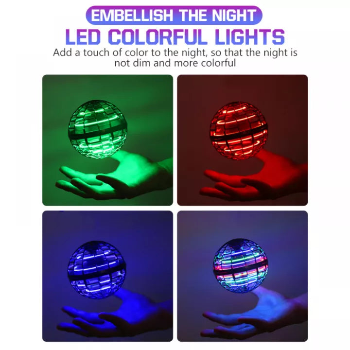 Flying Spinner Ball – Rechargeable Hand-Controlled LED Flying Toy
