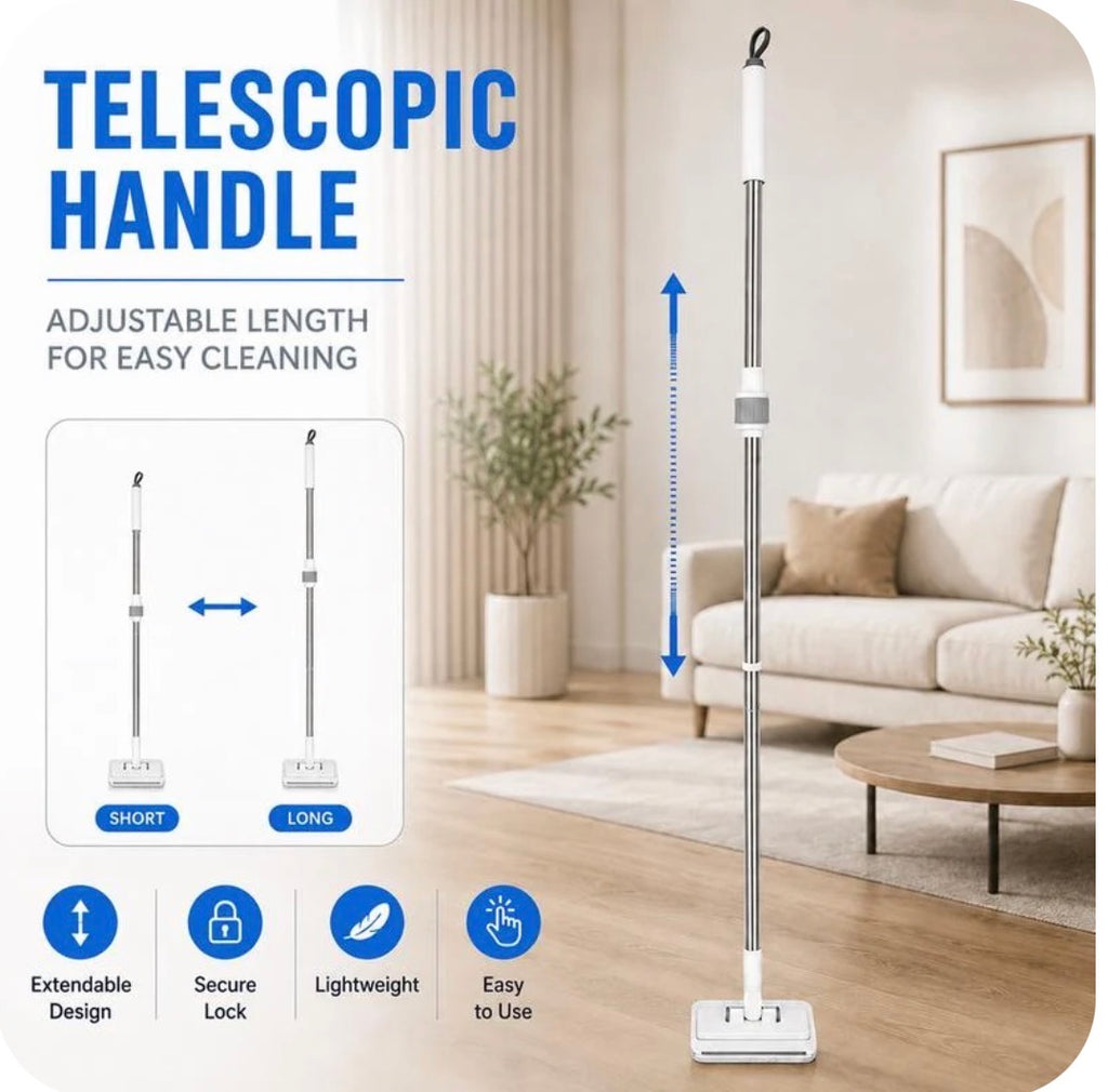 Extendable Telescopic Disposable Flat Clip Mop