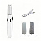 USB Charging Electric Foot Grinder with Dual Grinding Heads and Two Speed Adjustment Options