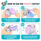 Leak-Proof Stainless Steel Dog Water Bottle