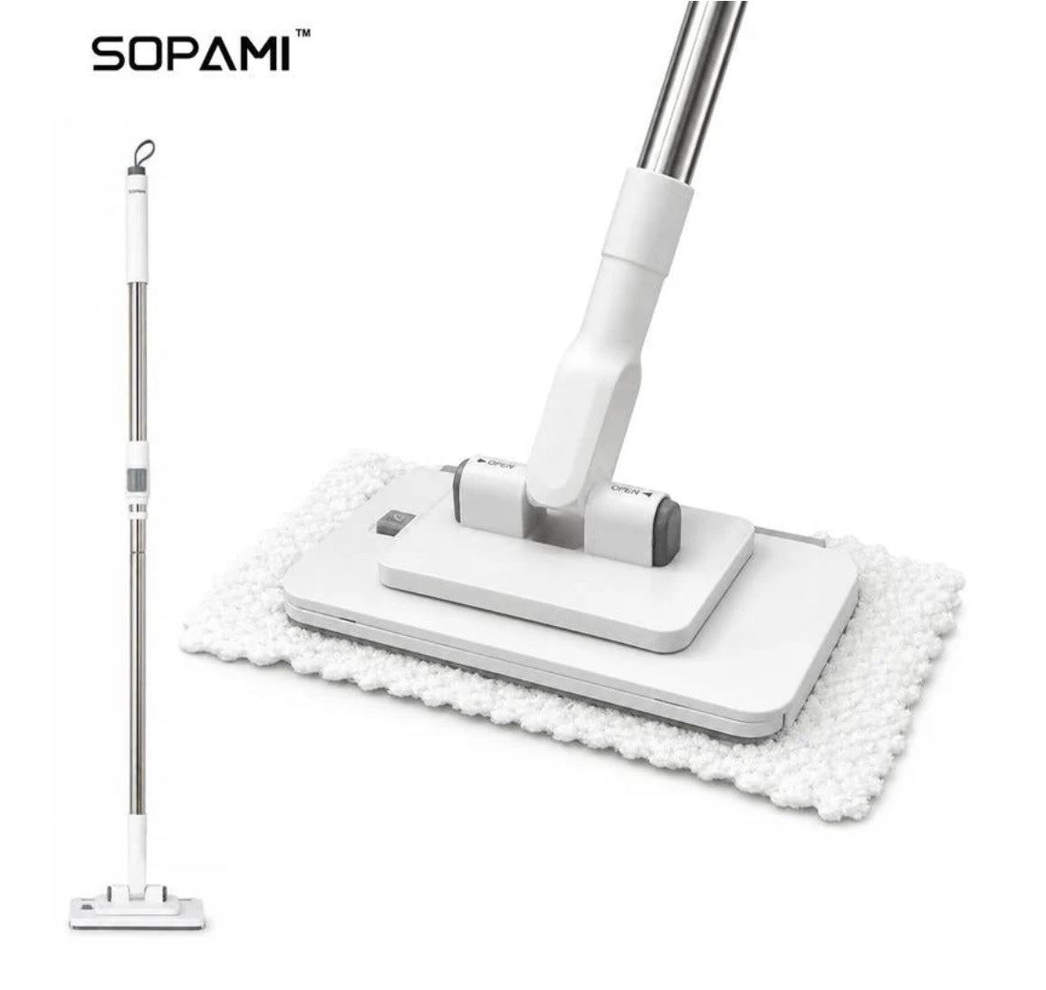 Extendable Telescopic Disposable Flat Clip Mop
