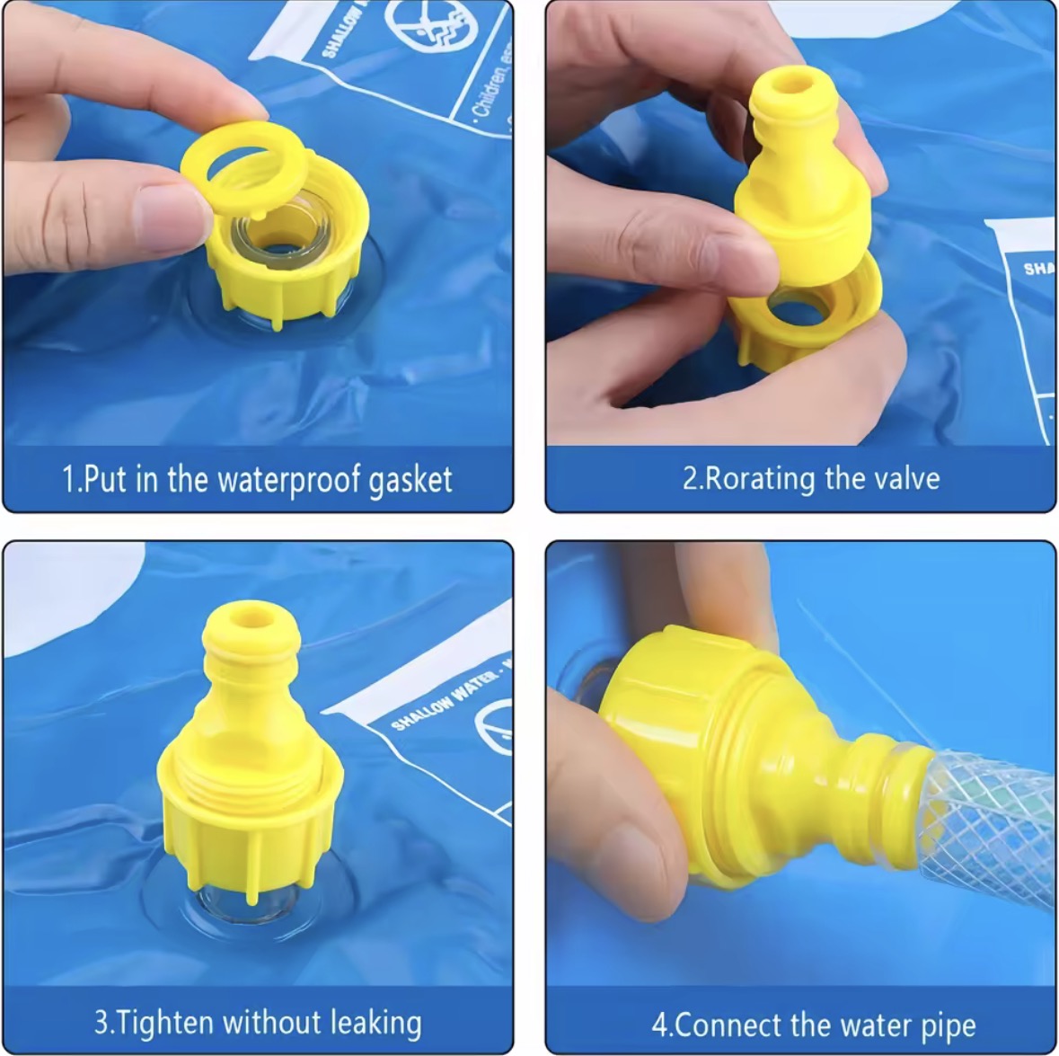 Inflatable Baby Play Mat Water Play Mat For Kids Pool Mat 70x60x15cm