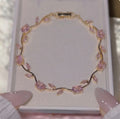 Luminous Crystal Stones Tulip Bracelet Adjustable