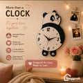 Adorable Panda Rotating Wall Clock A Cute Upgrade