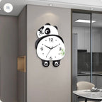 Adorable Panda Rotating Wall Clock A Cute Upgrade