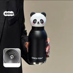 Cute 3D Animal Water Bottle – 304 Stainless Steel Thermal Flask