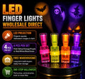 Glow Projection Rings – 5-Piece LED Party Fun for Kids & Adults 5 Rings