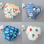 Lifetime Reusable Washable Baby Diapers Pants 3 Layers Soft Cotton