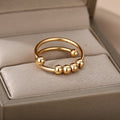 Adjustable Anxiety Spinner Ring for Women | Stress Relief Ring