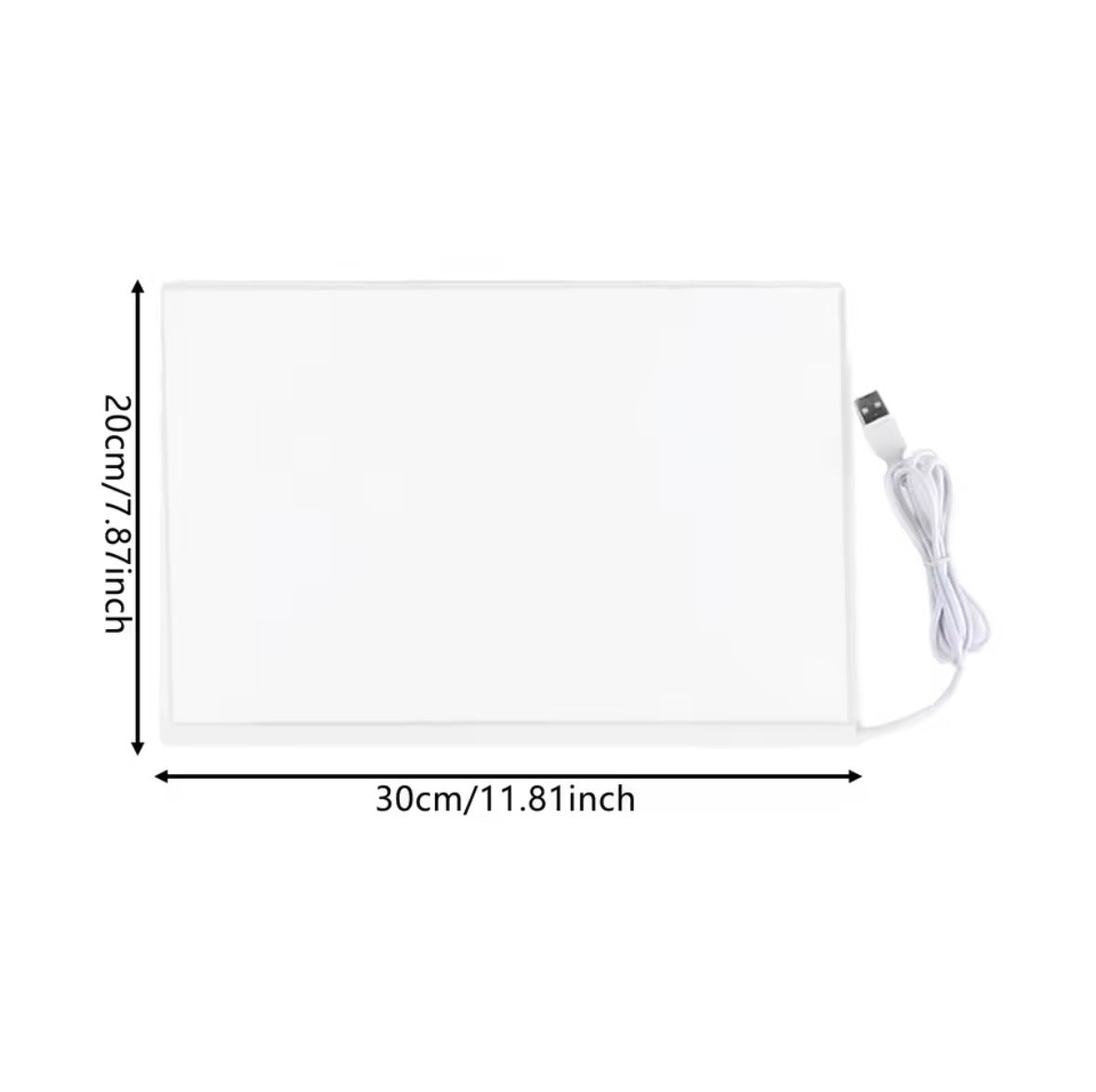 DIY LED Light-Up Writing Board With 7 Marker Acrylic Pad with Stand | Colorful DIY Notes & Erasable Neon Pens