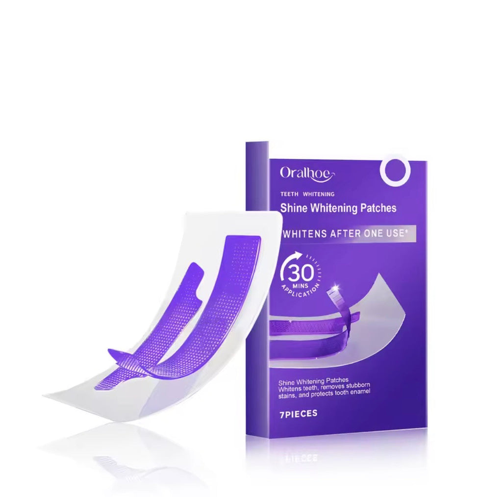Purple Teeth Whitening Strips| Teeth Bleaching Color Corrector | Remove Stain In 30 Minutes