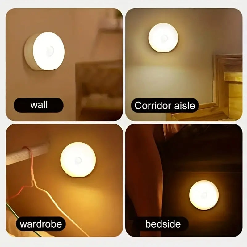 1x Motion Sensor LED Night Light | Wireless USB Rechargeable