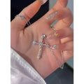Diamond Cross Pendant Necklace