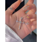 Diamond Cross Pendant Necklace