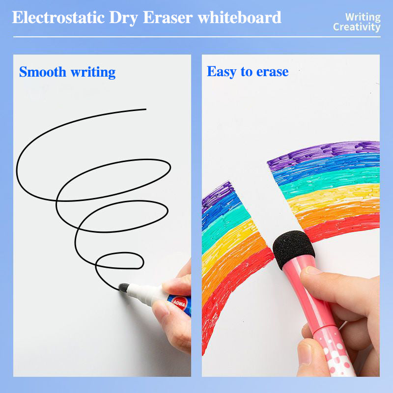 Self-Adhesive Whiteboard Sticker Roll | FREE Whiteboard Markers