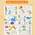 Set Of 3 Children's DIY Drawing Roll Stick |