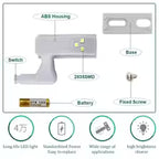 10PCS LED Cabinet Hinge Lights for Wardrobes & Kitchen Cabinets