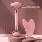 Natural Face Roller & Gua Sha Set