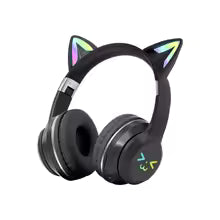 RGB Cat Ear Bluetooth Headphones