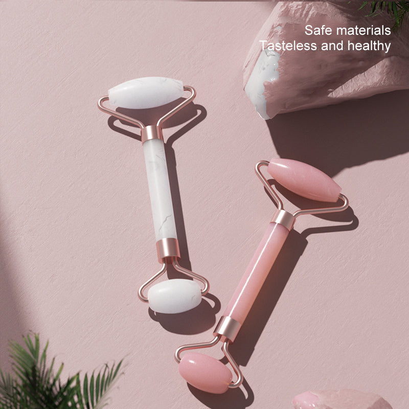 Natural Face Roller & Gua Sha Set