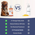 Natural Salmon Fish Oil for Dogs & Cats | Omega 3, 6 & 9 Daily Health Supplement