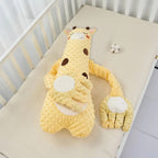 Soft Baby Sleeping Pillow With Neck Support | Comfortable Newborn Pillow For Head & Neck Protection | Printed Baby Sleep Cushion (Copy)