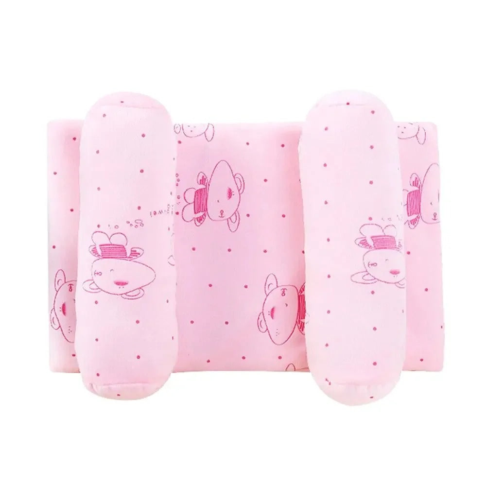 Baby sleeping pillow with side cushion