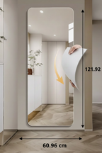Mirror with CM dimensions