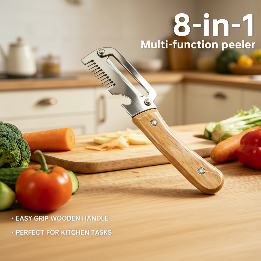 8-in-1 Vegetable Peeling Knife